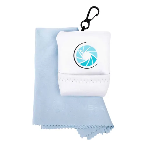 Mikrofaser Reinigungstuch/Brillenputztuch + Beutel: Für Display Kamera Objektiv