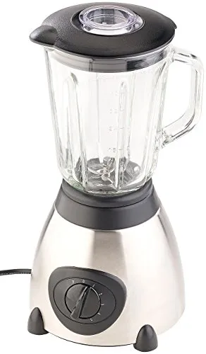 Glas-Standmixer BR-700 mit 6 Edelstahl Klingen - Standmixer mit 6 Modi und 600W Leistung, ideal für Smoothies und Milchshakes, 1,5 l Glasbehälter für einfache Reinigung und perfekte Ergebnisse.