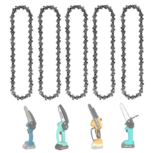WIRSHO 5 Stk. 6 Zoll Kettensäge Kette | 1/4