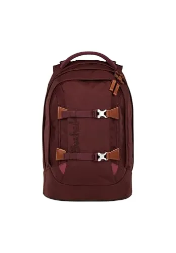 satch pack ab 5. Klasse - Ergonomische 30L Schultasche in Nordic Ruby - Beere - Schultaschen-Sets mit ergonomischer Trägerführung, anpassbar für Körpergrößen von 1,40 bis 1,80 m und optimiertem Rückenpanel für höchsten Tragekomfort.