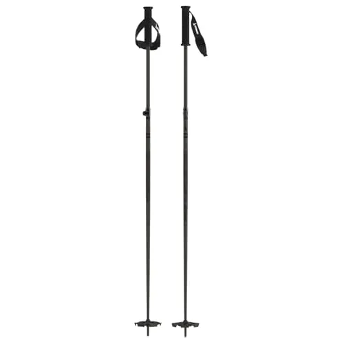 Atomic Backland FR Skistöcke - Skistöcke für Freerider, leicht und robust, mit rutschfestem Griff und 97mm Powder Teller für optimalen Auftrieb im Tiefschnee.