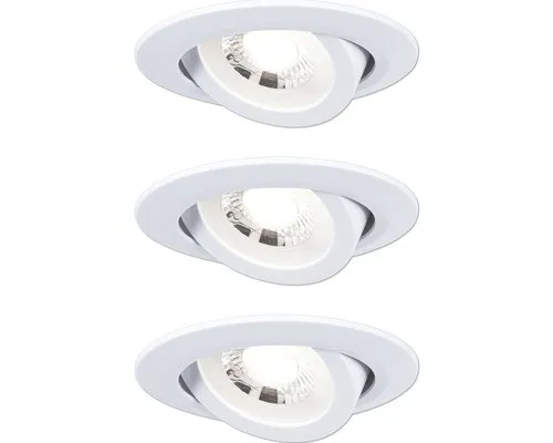 Produktbild Paulmann LED Einbauleuchten-Set 3-step dimmbar 3x6 W 550 lm 3000 K Ø 8,2 cm schw