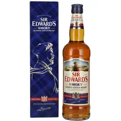 Sir Edward's SMOKY Blended Scotch Whisky 40% Vol. 0,7l in Geschenkbox