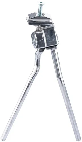 PLETSCHER Zweibeinständer 26 Zoll – Stabiler Aluminium-Druckguss Ständer - Fahrradständer für 26 Zoll Räder, max. 35 kg Belastung, robust und wartungsarm. Ideal für City-, Touren- und E-Bikes mit edler Silberoberfläche.