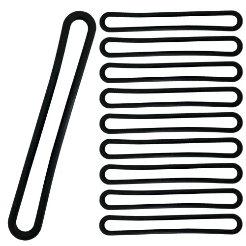 10x Spanngummi 200mm 250mm 400mm mit und ohne Haken Spannring Stroppe Planenspanner PKW Anhänger Plane (200mm)