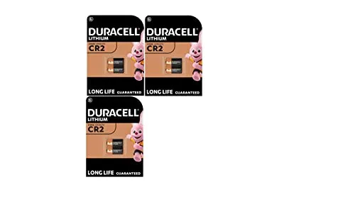 Duracell CR2 CR15H270 Lithium Batterien (6 Stück) - Hochwertige Duracell CR2 Batterien mit ausgezeichneter Laufzeit, ideal für Geräte des täglichen Gebrauchs. Perfekt für zuverlässige Energieversorgung.