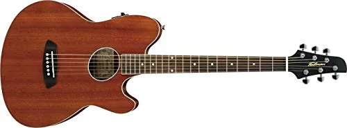 Ibanez TCY12E-OPN Open Pore Natural - Talman-Serie Akustikgitarre mit Mahagoni-Decke, ideal für warme Klänge und vielseitige Musikstile, ausgestattet mit Ibanez Under Saddle-Pickup für hervorragende Elektronik.