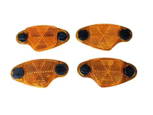 Busch + Müller / BUMM Speichen-Reflektoren / Seitenstrahler, Set 4 Stück