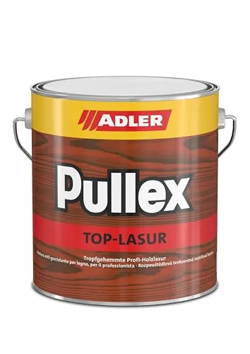 ADLER Pullex Top-Lasur - 5 L Kastanie - Tropfgehemmte Holzlasur in Profi-Qualität für Holz außen - Lasur in verschiedenen Holzfarbtönen