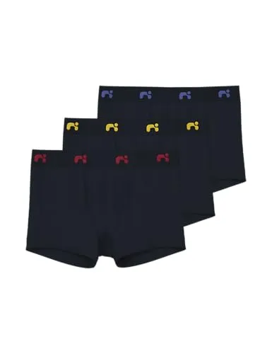 NAME IT Jungen Nkmboxer 3P Noos, Black, Numeric_116 (3er Pack)