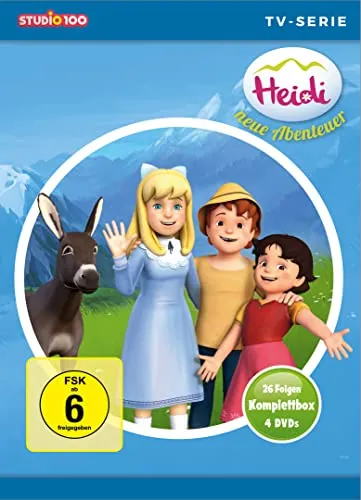 Heidi - Komplettbox Staffel 2 - 26 Folgen [4 DVDs] - Filme, bezaubernde Familiengeschichte mit 26 Folgen, ideal für Kinder ab 6 Jahren.