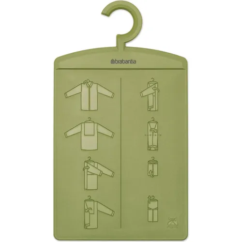 Brabantia Faltbrett Calm Green - Hängende Wäscheständer, perfekte Hilfe zum Falten von Shirts und Pullovern für einen gut organisierten Wäscheschrank, spart Zeit und Platz.