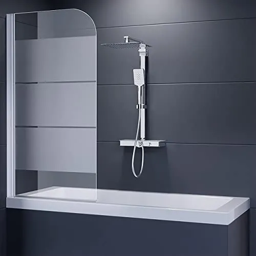 Duschmeister Faltwand für Badewanne 140x75cm