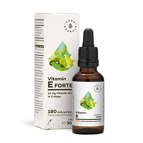 AURA HERBALS® Vitamin E Forte 900 Tropfen Öl von Aura Herbals