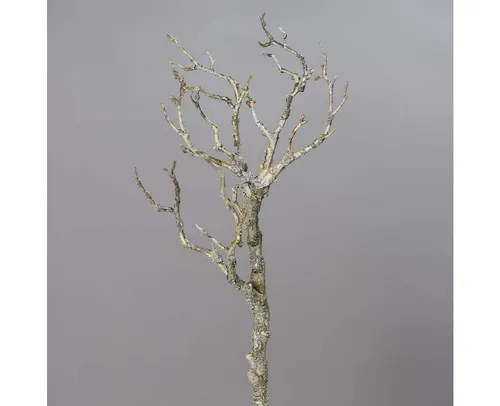 Winterliche Kunstpflanze Künstlicher AST Dunkelbraun 40cm naturgetreuer Dekoast Dekozweig AST, mucPlants