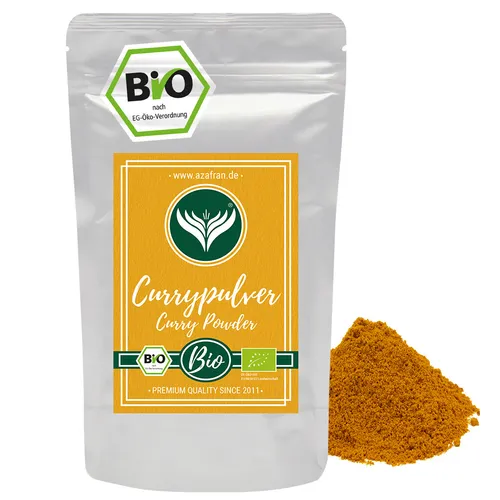 BIO-Curry | Currypulver (mild) 500g aus Indien von Azafran von Azafran