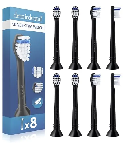 demirdental Mini Extra Soft Aufsätze für Philips Sonicare