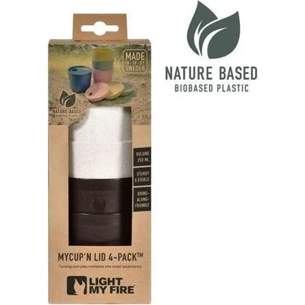 Produktbild Light my Fire MyCupn Deckel Short 4er-Pack Kakaocreme (321273)