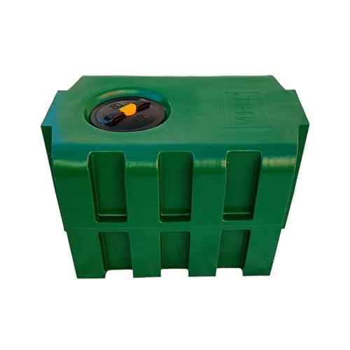 Varile 130L Trinkwassertank | Transportfest | Lebensmittelgeeignet | Für Boot - Camper - Anhänger (Grün)