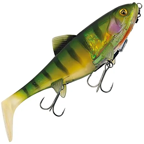 Fox Rage Replicant Shallow - Gummifisch, Farbe:UV Stickleback, Länge/Gewicht:23cm - 125g