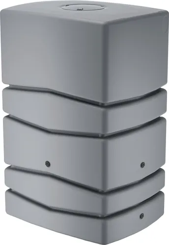 Regentonne eckig NEPTUN 450 Liter grau - Regentonne in modernem Design, ideal für kleine Gärten mit wenig Platz. Mit 450 Litern Fassungsvermögen und flexiblen Anschlussmöglichkeiten für Regenwasser, hilft sie, kostbares Trinkwasser zu sparen.