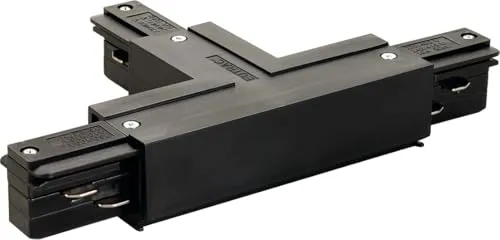 SLV EUTRAC T-Verbinder Schutzleiter Links, Schwarz von SLV