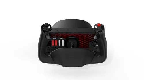 Honeycomb Alpha Flight Controls XPC - Wired Yoke für PC/Xbox Series X - Gaming-Zubehör für realistische Flugerlebnisse mit 180° Yoke-Rotation und 13 programmierbaren Tasten für individuelle Anpassungen.