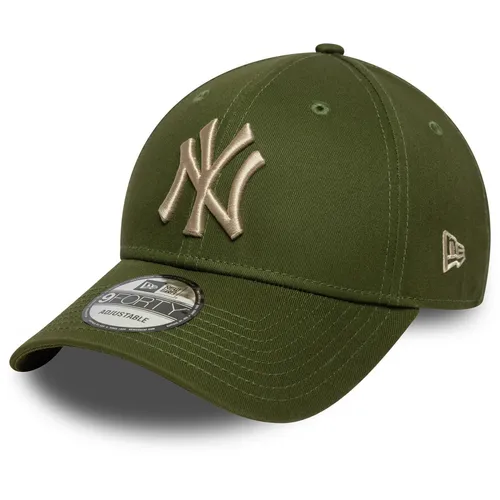 New Era 9Forty Strapback Cap - New York Yankees Oliv - Hüte & Mützen - Stylische Baseballcap aus 100% Baumwolle, perfekt für Freizeitlooks und Sportfans.