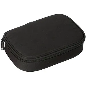 DONAU Federmäppchen Unifarben schwarz, 23,0 x 17,0 cm