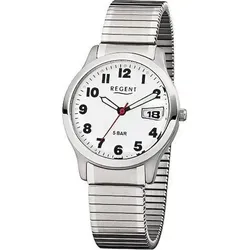Regent Herren Armbanduhr F-897 mit Mineralglas