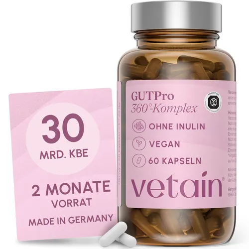VETAIN GUTPro 360° – 30 Bakterienstämme für die Darmgesundheit