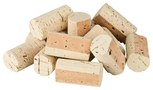 Kork-Deko.de Kork Kork 100er-Pack neue Korken - vorgeschnitten zum Basteln