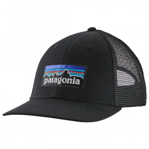 Patagonia P-6 Logo LoPro Trucker Cap - Schwarz - TU - Sportliche Trucker Cap für Outdoor-Aktivitäten, bietet UV-Schutz und stylischen Komfort bei sonnigem Wetter.