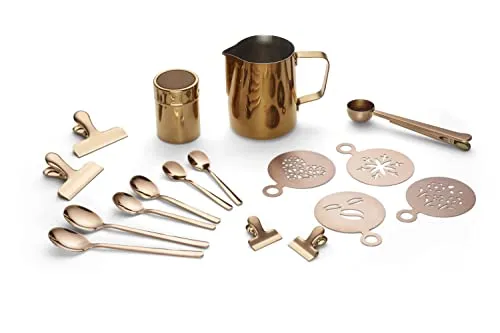 Echtwerk Kaffeezubehör-Set 23tlg, 600 ml, kupfer