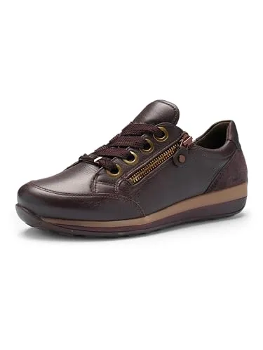 ara Damen Osaka Sneaker Amarone, 37.5 EU Weit - Damen-Sneaker mit Wechselfussbett für optimalen Komfort, High Soft Bamboo sorgt für ein angenehmes Fußklima.