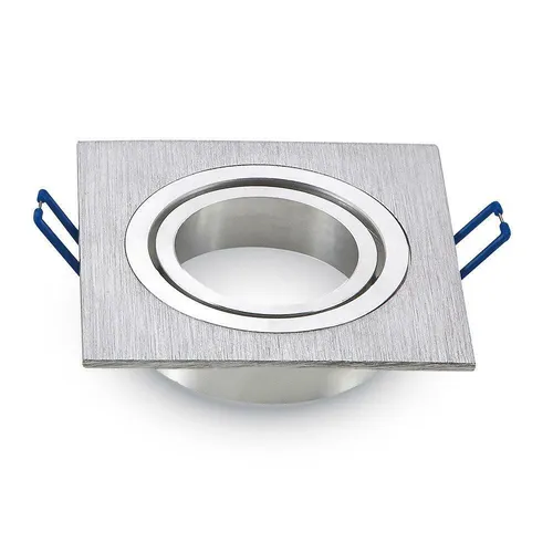 VIERECKIGE FABRIK GU10 IN ALUMINIUM BRUSHED ALUMINIUM 3606 von V-TAC