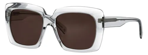 MARC O'POLO EYEWEAR Sonnenbrille - Damen Sonnenbrille in seidengrau transparent, kombiniert Vintage-Design mit nachhaltigem Stil. Perfekt für die warme Saison und bietet 100% UV-Schutz.