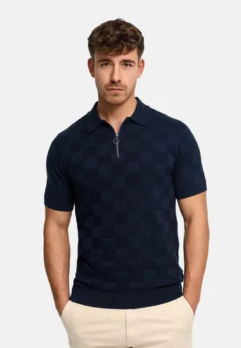 Indicode Poloshirt Herren INFras Polo Shirt – Blau M (48) - Hochwertiges Poloshirt aus 100% Baumwolle, pflegeleicht und elastisch. Ideal für den Alltag, mit bequemem Regular Fit und modischem Polokragen. Perfekt für entspannte Freizeitlooks.