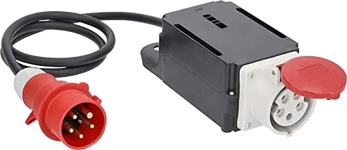 Einschaltstrombegrenzer 400V 16A CEE Stecker - Sonstige, dämpft Stromspitzen für sichere Einschaltsituationen, ideal für Baustellen und Gewerbe, wetterfest und mit 2 Jahren Herstellergarantie.