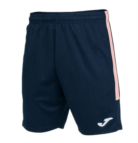 Joma Trainingshose Eco Championship Bermuda (optimale Bewegungsfreiheit, elastischer Bund mit Kordelzug) kurz marineblau/rosa Herren, Größe: XL
