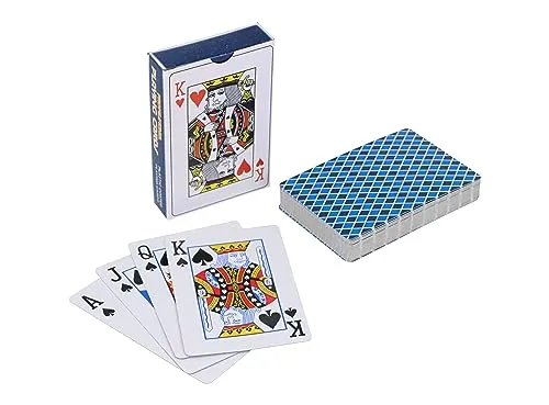 HENBRANDT Professionelle Spielkarten: Klassisch, Kunststoffbeschichtet, 52 Karten, 6-12 Jahre, 6 x 9 cm