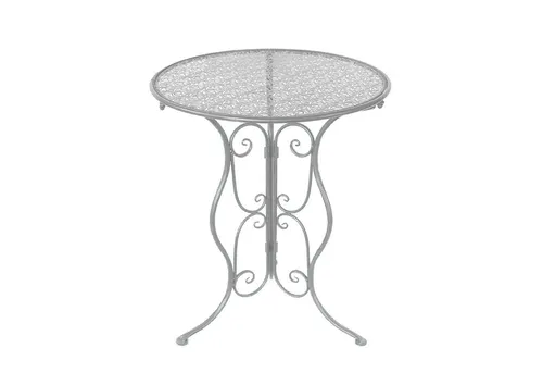 HTI-Living Gartentisch Lani Grau – Stilvoller Gartentisch für jeden Außenbereich - Kompakter Gartentisch mit 55 cm Breite und 70 cm Höhe. Ideal für kleine Balkone oder Terrassen, leicht montierbar und mit stabiler Bauweise für den täglichen Einsatz.