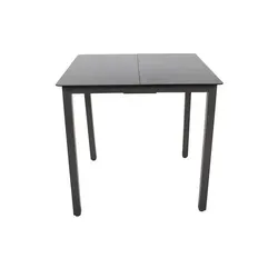 Schwarzer Gartentisch 80x73 cm von VCM