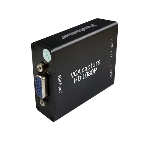 VGA-Video-Konverter, VGA auf USB 2.0, Audio- und Videoaufnahmegerät, Plug-and...