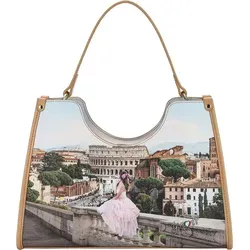 Y Not? Yesbag Shopper Tasche 32.5 cm - Handtaschen aus hochwertigem, pflegeleichtem Polyurethan – elegant und funktional für die modebewusste Frau, inklusive komfortablem Umhängeriemen.