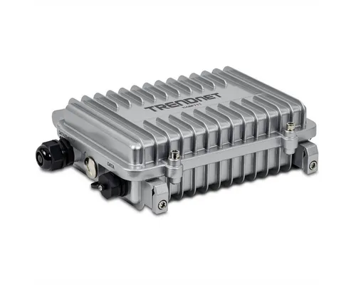 Trendnet Industrial Outdoor 10G SFP+ (2 Ports) (TI-OBF711) - Robuster 10G SFP+ PoE-Adapter für den Außeneinsatz, ideal für zuverlässige Netzwerkverbindungen in anspruchsvollen Umgebungen. Wetterfest und langlebig.