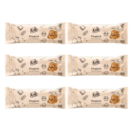 60g KoRo Haferriegel, Flapjack Banana Bread 6 x