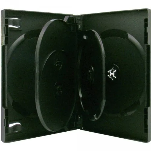 XLayer 5fach 5er DVD CD Box Hüllen black 4