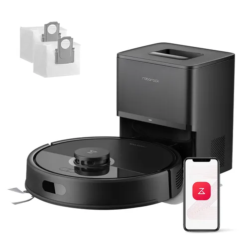 Roborock Q7 L5+ Set Saugroboter mit Wischfunktion und automatischer Staubentleerung