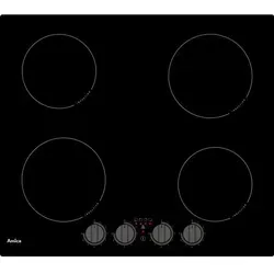 Induktionskochfeld 60 cm 4 brenner 6000 w Amica AIM3540 - Schwarz
